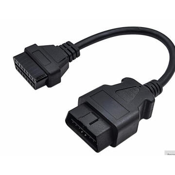 16 pinos macho para 16 pinos OBD2 fêmea extensão adaptador